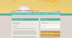 Desktop Screenshot of beachvolleysi.ca