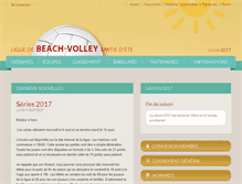 Tablet Screenshot of beachvolleysi.ca